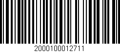 Código de barras (EAN, GTIN, SKU, ISBN): '2000100012711'