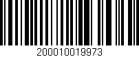 Código de barras (EAN, GTIN, SKU, ISBN): '200010019973'