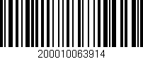 Código de barras (EAN, GTIN, SKU, ISBN): '200010063914'