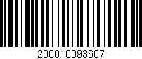 Código de barras (EAN, GTIN, SKU, ISBN): '200010093607'