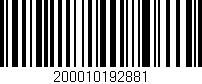 Código de barras (EAN, GTIN, SKU, ISBN): '200010192881'