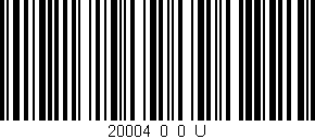 Código de barras (EAN, GTIN, SKU, ISBN): '20004_0_0_U'
