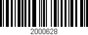 Código de barras (EAN, GTIN, SKU, ISBN): '2000628'