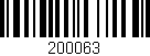Código de barras (EAN, GTIN, SKU, ISBN): '200063'