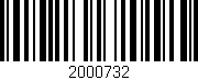 Código de barras (EAN, GTIN, SKU, ISBN): '2000732'