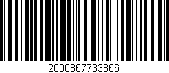 Código de barras (EAN, GTIN, SKU, ISBN): '2000867733866'