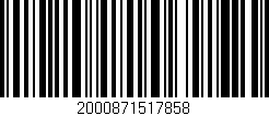 Código de barras (EAN, GTIN, SKU, ISBN): '2000871517858'