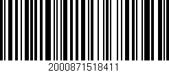 Código de barras (EAN, GTIN, SKU, ISBN): '2000871518411'