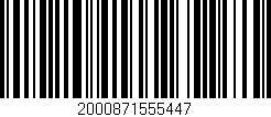 Código de barras (EAN, GTIN, SKU, ISBN): '2000871555447'