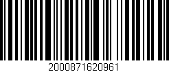 Código de barras (EAN, GTIN, SKU, ISBN): '2000871620961'