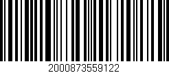 Código de barras (EAN, GTIN, SKU, ISBN): '2000873559122'