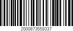 Código de barras (EAN, GTIN, SKU, ISBN): '2000873559337'