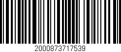 Código de barras (EAN, GTIN, SKU, ISBN): '2000873717539'