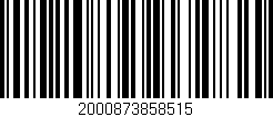 Código de barras (EAN, GTIN, SKU, ISBN): '2000873858515'
