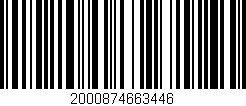 Código de barras (EAN, GTIN, SKU, ISBN): '2000874663446'