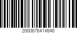 Código de barras (EAN, GTIN, SKU, ISBN): '2000876414848'