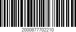 Código de barras (EAN, GTIN, SKU, ISBN): '2000877702210'