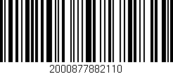 Código de barras (EAN, GTIN, SKU, ISBN): '2000877882110'