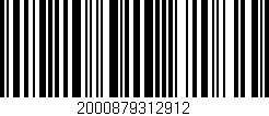 Código de barras (EAN, GTIN, SKU, ISBN): '2000879312912'