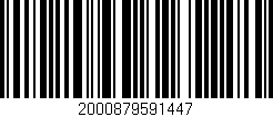 Código de barras (EAN, GTIN, SKU, ISBN): '2000879591447'