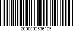 Código de barras (EAN, GTIN, SKU, ISBN): '2000882666125'