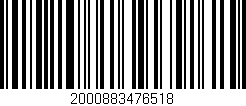 Código de barras (EAN, GTIN, SKU, ISBN): '2000883476518'