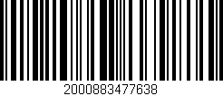 Código de barras (EAN, GTIN, SKU, ISBN): '2000883477638'