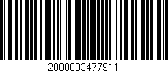 Código de barras (EAN, GTIN, SKU, ISBN): '2000883477911'