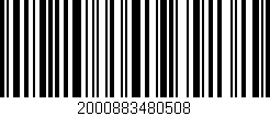 Código de barras (EAN, GTIN, SKU, ISBN): '2000883480508'