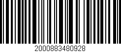 Código de barras (EAN, GTIN, SKU, ISBN): '2000883480928'