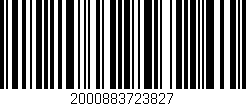 Código de barras (EAN, GTIN, SKU, ISBN): '2000883723827'