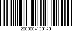 Código de barras (EAN, GTIN, SKU, ISBN): '2000884128140'