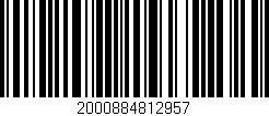 Código de barras (EAN, GTIN, SKU, ISBN): '2000884812957'