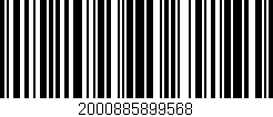 Código de barras (EAN, GTIN, SKU, ISBN): '2000885899568'