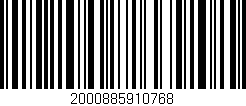 Código de barras (EAN, GTIN, SKU, ISBN): '2000885910768'