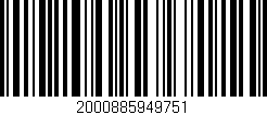 Código de barras (EAN, GTIN, SKU, ISBN): '2000885949751'