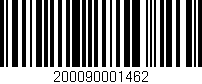 Código de barras (EAN, GTIN, SKU, ISBN): '200090001462'