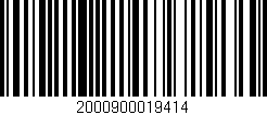 Código de barras (EAN, GTIN, SKU, ISBN): '2000900019414'