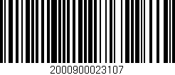 Código de barras (EAN, GTIN, SKU, ISBN): '2000900023107'