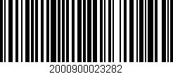 Código de barras (EAN, GTIN, SKU, ISBN): '2000900023282'