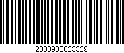 Código de barras (EAN, GTIN, SKU, ISBN): '2000900023329'
