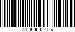 Código de barras (EAN, GTIN, SKU, ISBN): '2000900023374'
