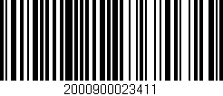 Código de barras (EAN, GTIN, SKU, ISBN): '2000900023411'