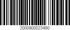Código de barras (EAN, GTIN, SKU, ISBN): '2000900023480'