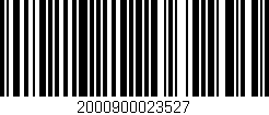 Código de barras (EAN, GTIN, SKU, ISBN): '2000900023527'