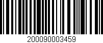 Código de barras (EAN, GTIN, SKU, ISBN): '200090003459'