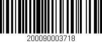 Código de barras (EAN, GTIN, SKU, ISBN): '200090003718'