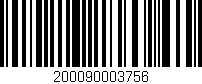 Código de barras (EAN, GTIN, SKU, ISBN): '200090003756'