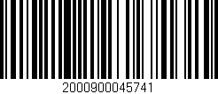 Código de barras (EAN, GTIN, SKU, ISBN): '2000900045741'