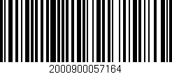 Código de barras (EAN, GTIN, SKU, ISBN): '2000900057164'
